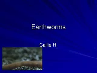 Earthworms