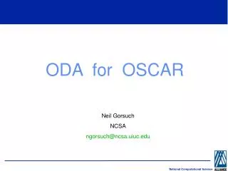 ODA for OSCAR