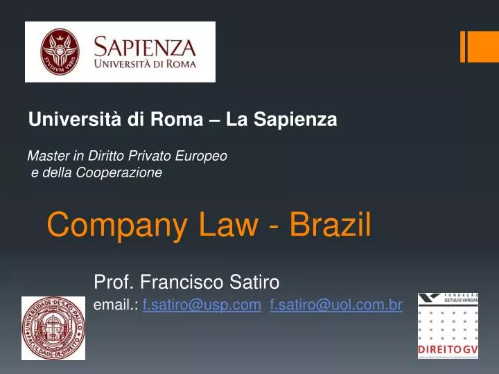 company law brazil