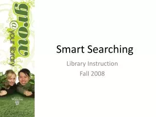 Smart Searching