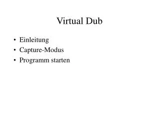 virtual dub
