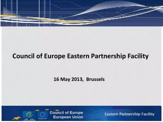 Council of Europe Eastern Partnership Facility