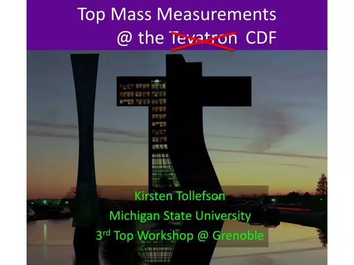 top mass measurements @ the tevatron