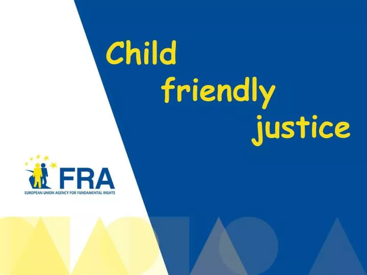 child friendly justice