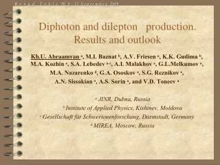 Diphoton and dilepton production. Results and outlook