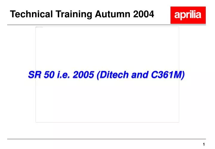 technical training autumn 2004