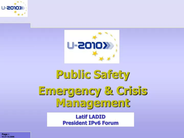 public safety emergency crisis management