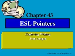 ESL Pointers