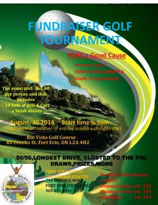 Fundraiser Golf Tournament
