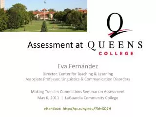 Assessment at