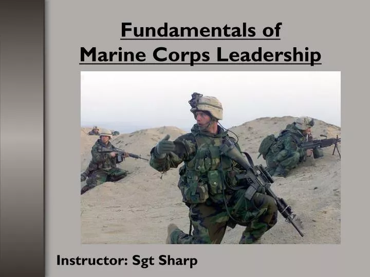 fundamentals of marine corps leadership