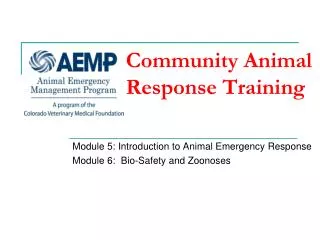 Community Animal Response Training