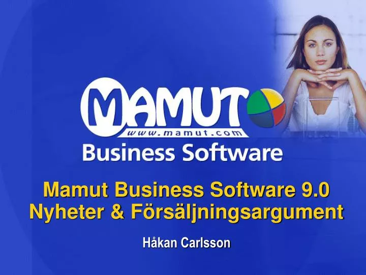 mamut business software 9 0 nyheter f rs ljningsargument