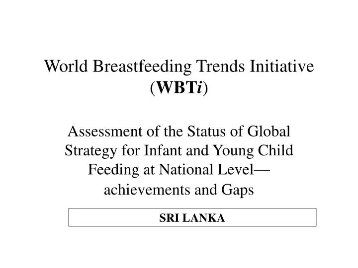 world breastfeeding trends initiative wbt i
