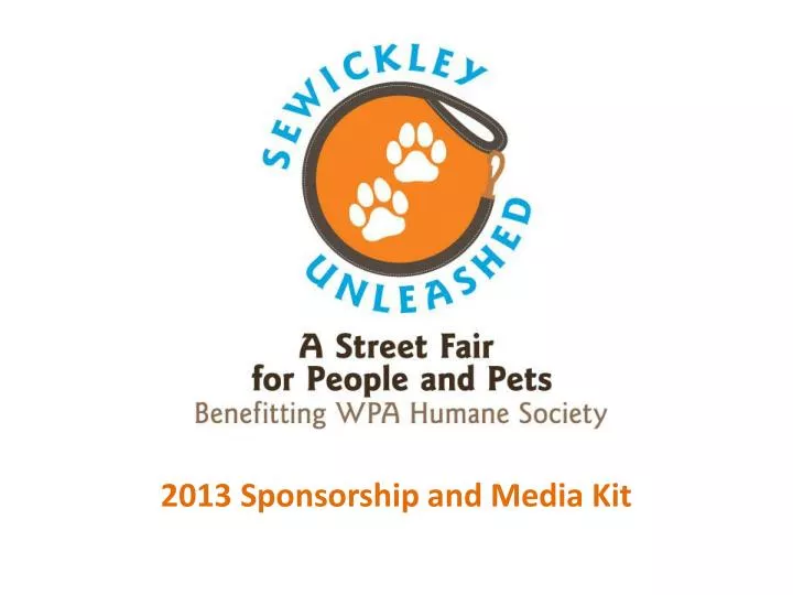 2013 sponsorship and media kit