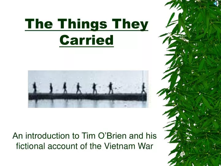 an introduction to tim o brien and his fictional account of the vietnam war
