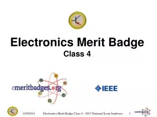 Electronics Merit Badge Class 4