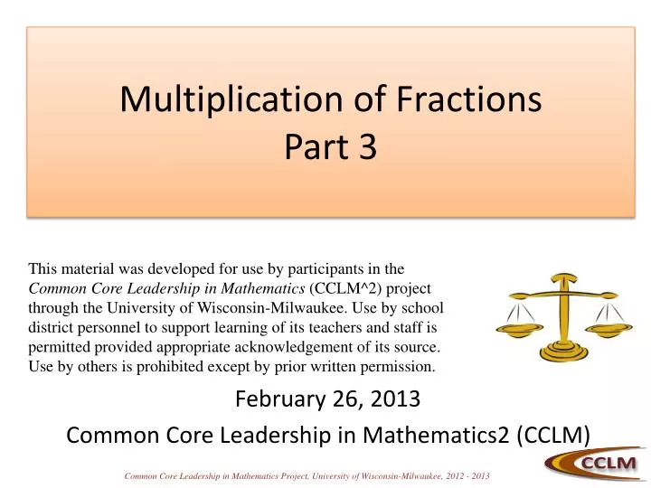 multiplication of fractions part 3