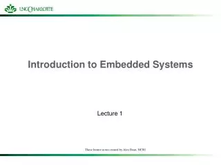 Introduction to Embedded Systems