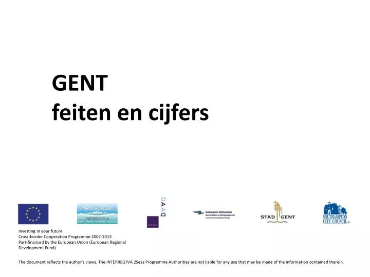 gent feiten en cijfers