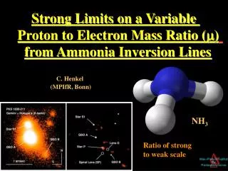 Strong Limits on a Variable Proton to Electron Mass Ratio ( ?) from Ammonia Inversion Lines