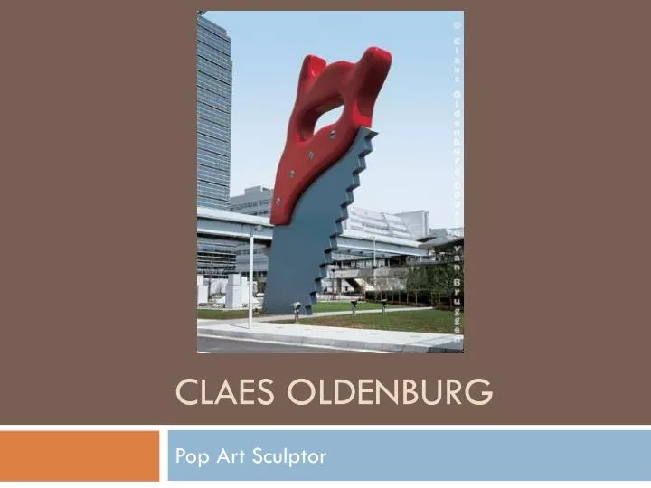 claes oldenburg