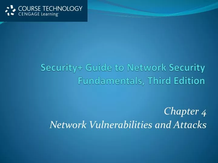 security guide to network security fundamentals third edition