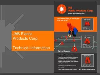 JAB Plastic Products Corp. Technical Information