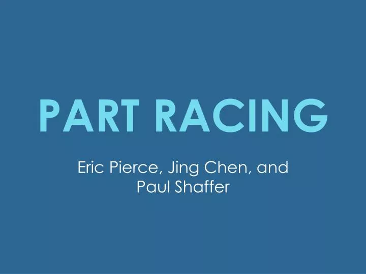 part racing