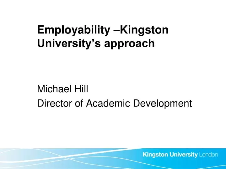 employability kingston university s approach