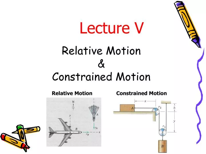 relative motion constrained motion