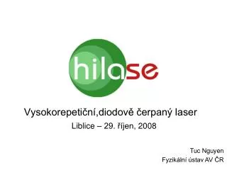 vysokorepeti n diodov erpan laser