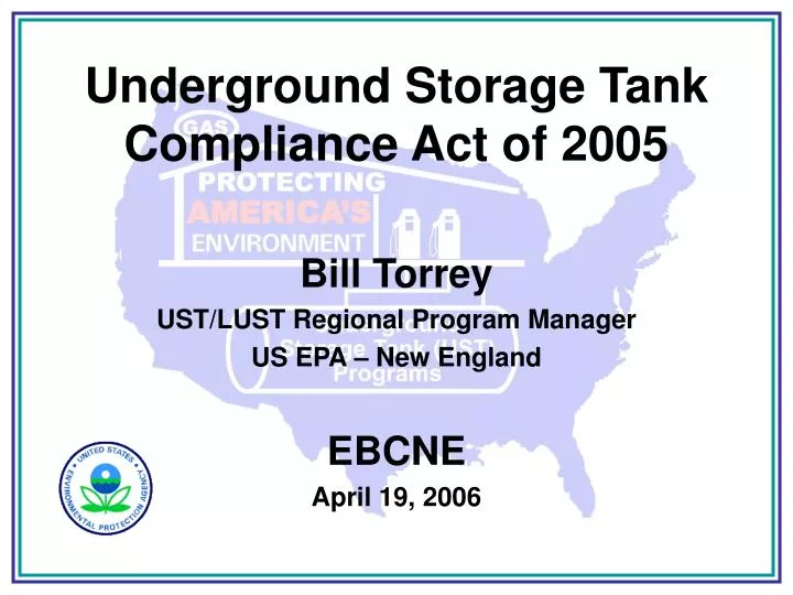 underground storage tank compliance act of 2005