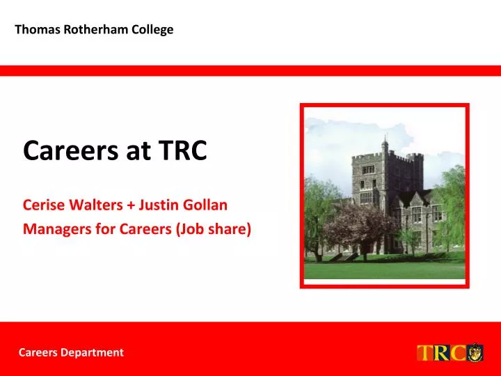 careers at trc