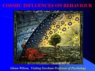 Glenn Wilson, Visiting Gresham Professor of Psychology