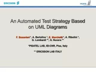 An Automated Test Strategy Based on UML Diagrams