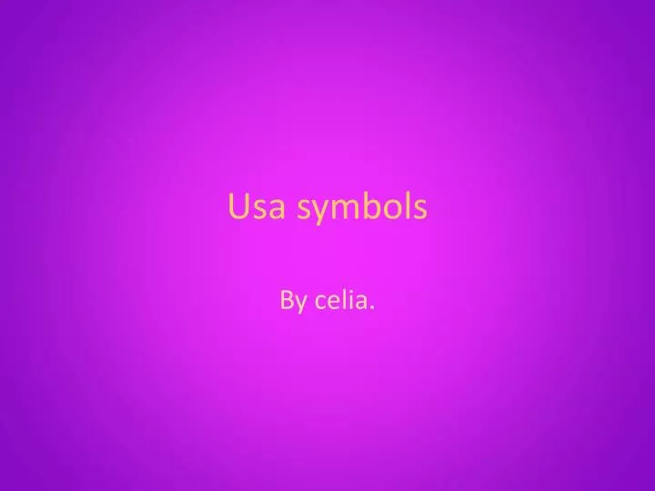 usa symbols