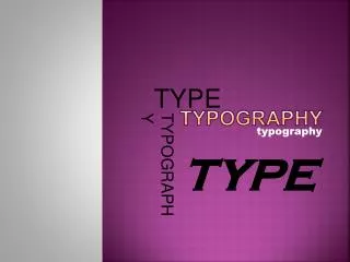 typography