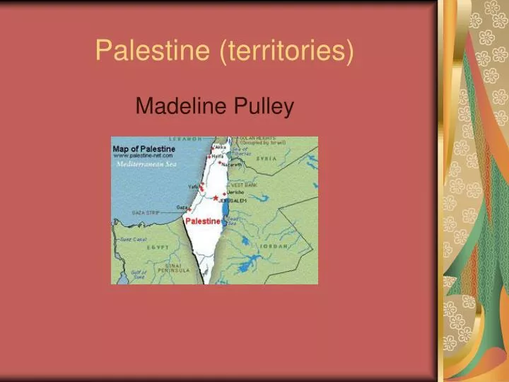 palestine territories
