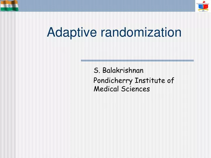 adaptive randomization