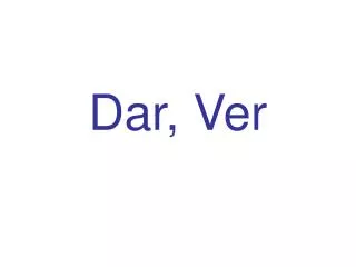 dar ver