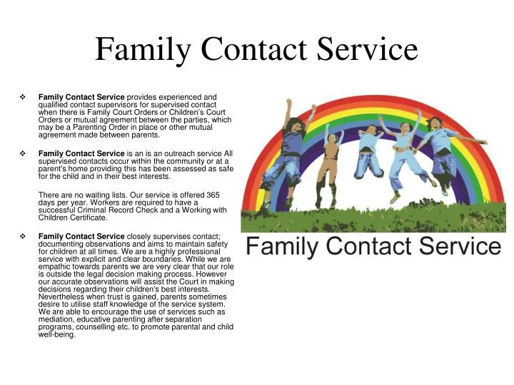 family contact service