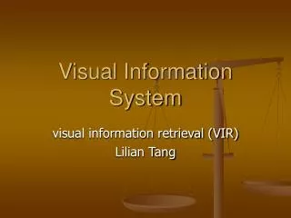 Visual Information System