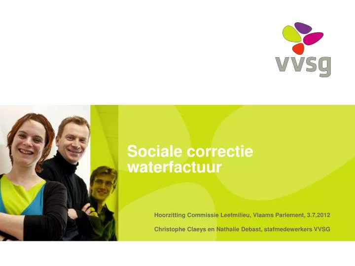 sociale correctie waterfactuur