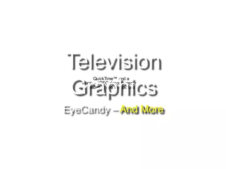 television graphics