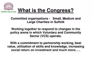 Suffolk individual VCS Organisations (Suffolk Residents)