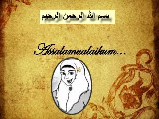 assalamualaikum