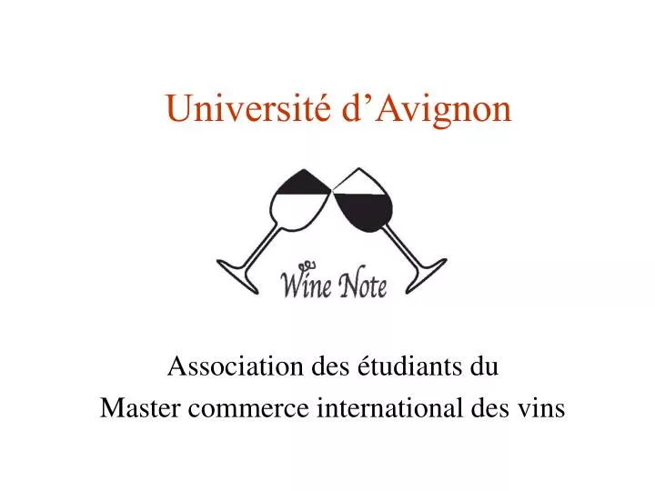 universit d avignon