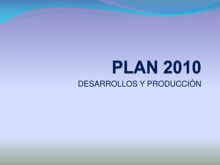plan 2010