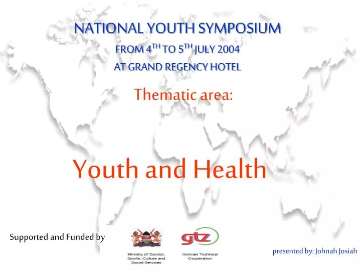 national youth symposium from 4 th to 5 th july 2004 at grand regency hotel